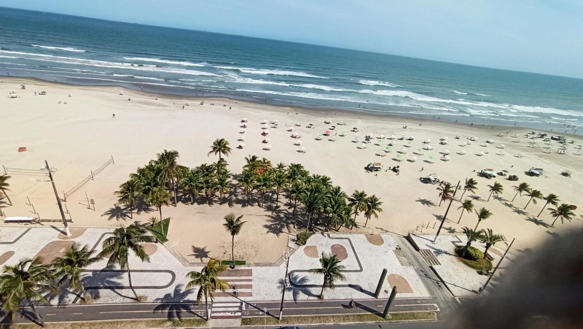 Apartamento De Frente E Com Vista Para O Mar ปรายากรันเด ภายนอก รูปภาพ