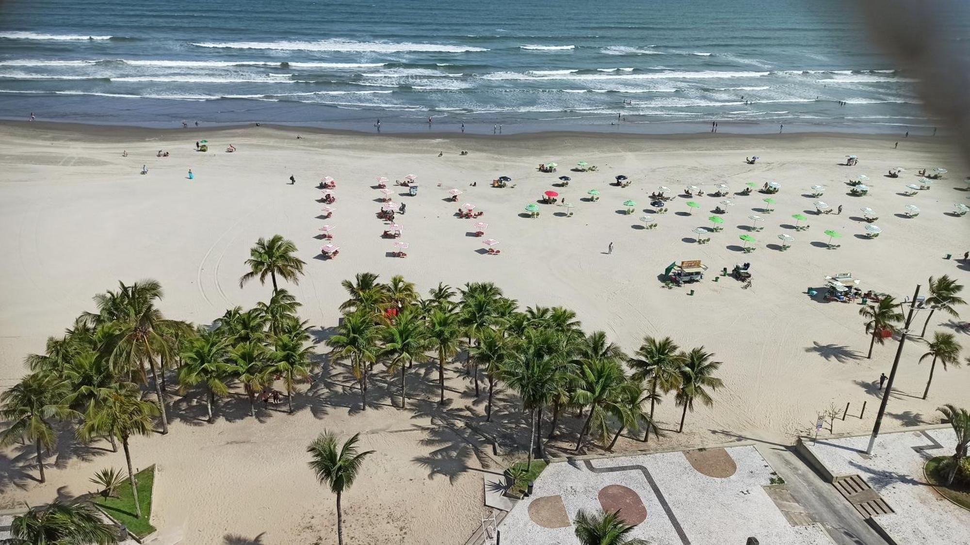 Apartamento De Frente E Com Vista Para O Mar ปรายากรันเด ภายนอก รูปภาพ